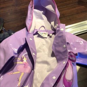 Girls Kidorable ballerina raincoat